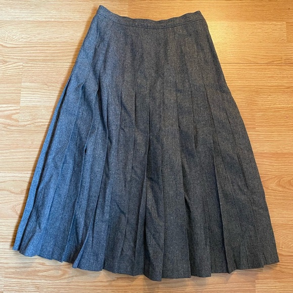 Pendleton 100% wool gray vintage skirt - Picture 1 of 4